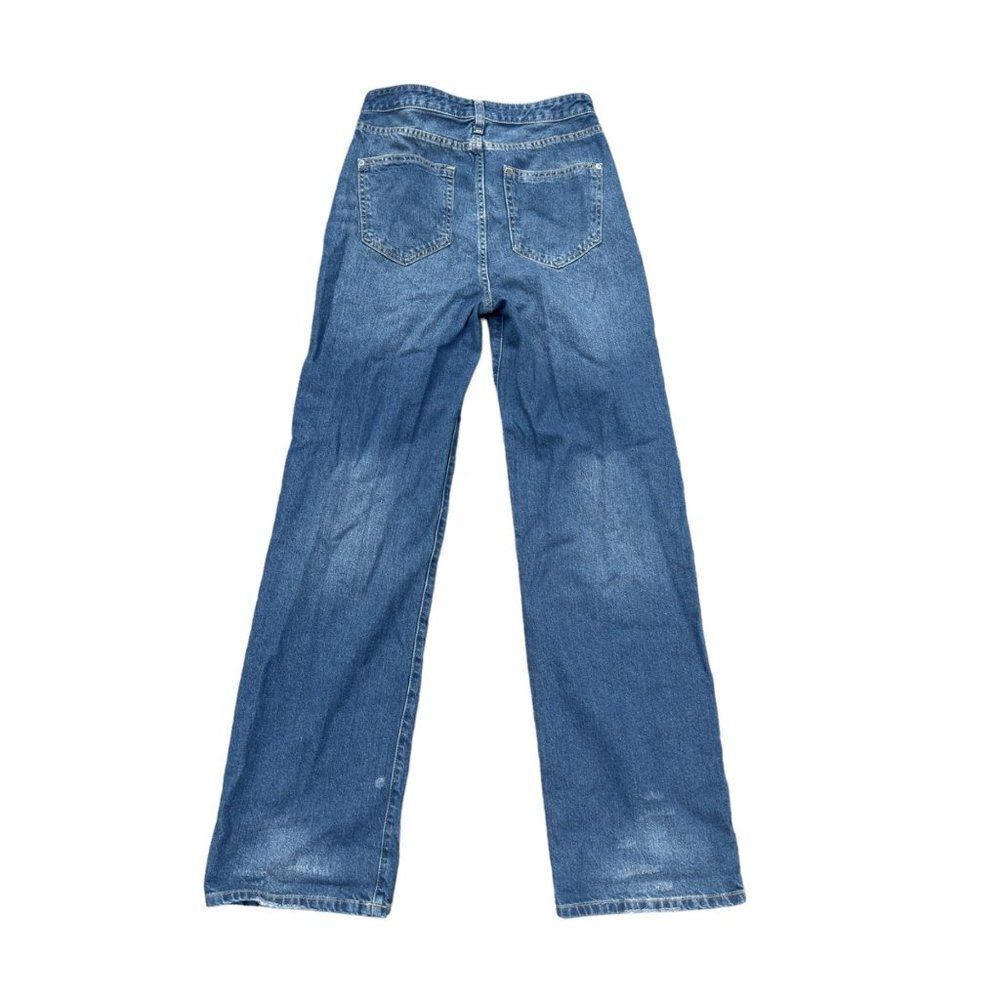 Anthropologie Pilcro Joey High Rise Straight Leg Distressed‎ Jeans Women's 26T - Picture 2 of 7